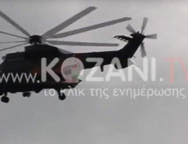Η στιγμή που Super Puma εντοπίζει το σημείο συντριβής του ελικοπτέρου (βίντεο)